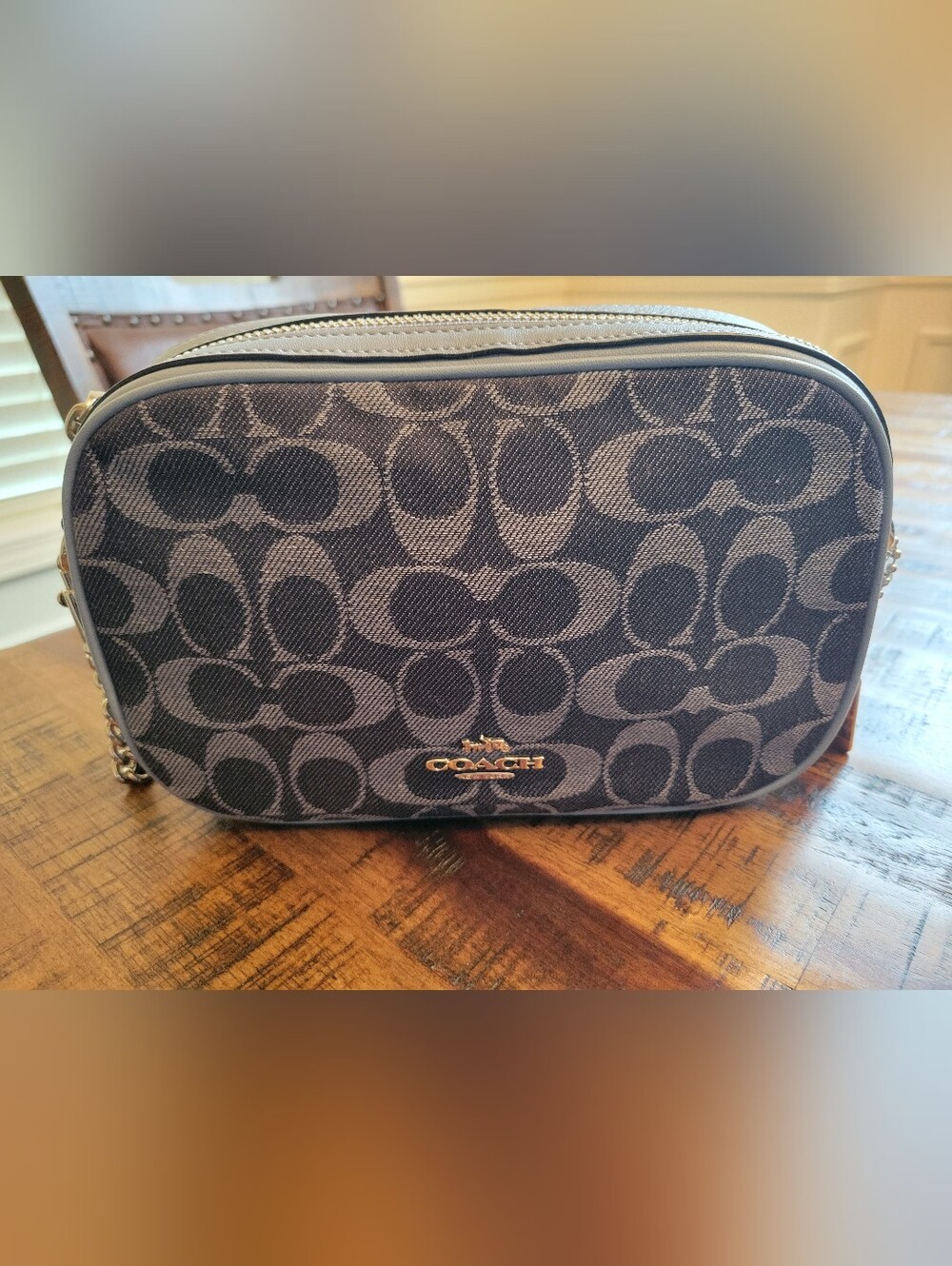 Coach Isla Chain Crossbody In Signature Denim - Picture 3 of 13